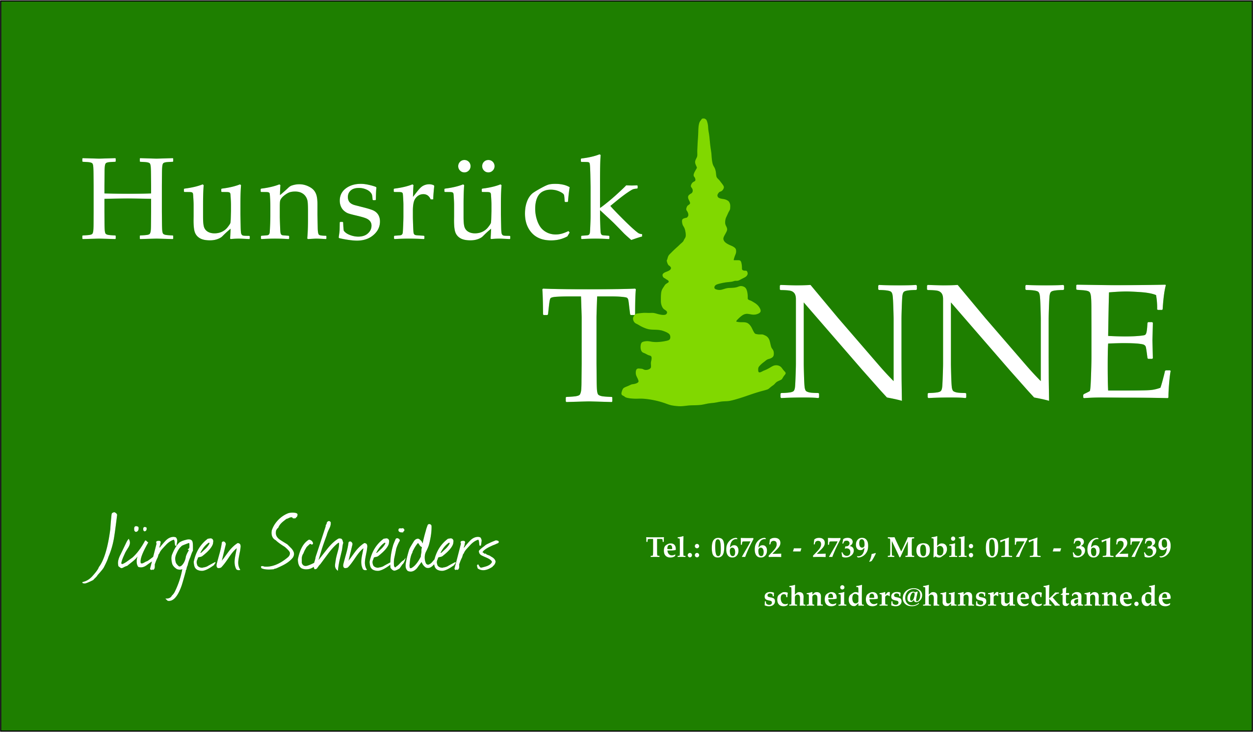Hunsrücktanne – Jürgen Schneiders